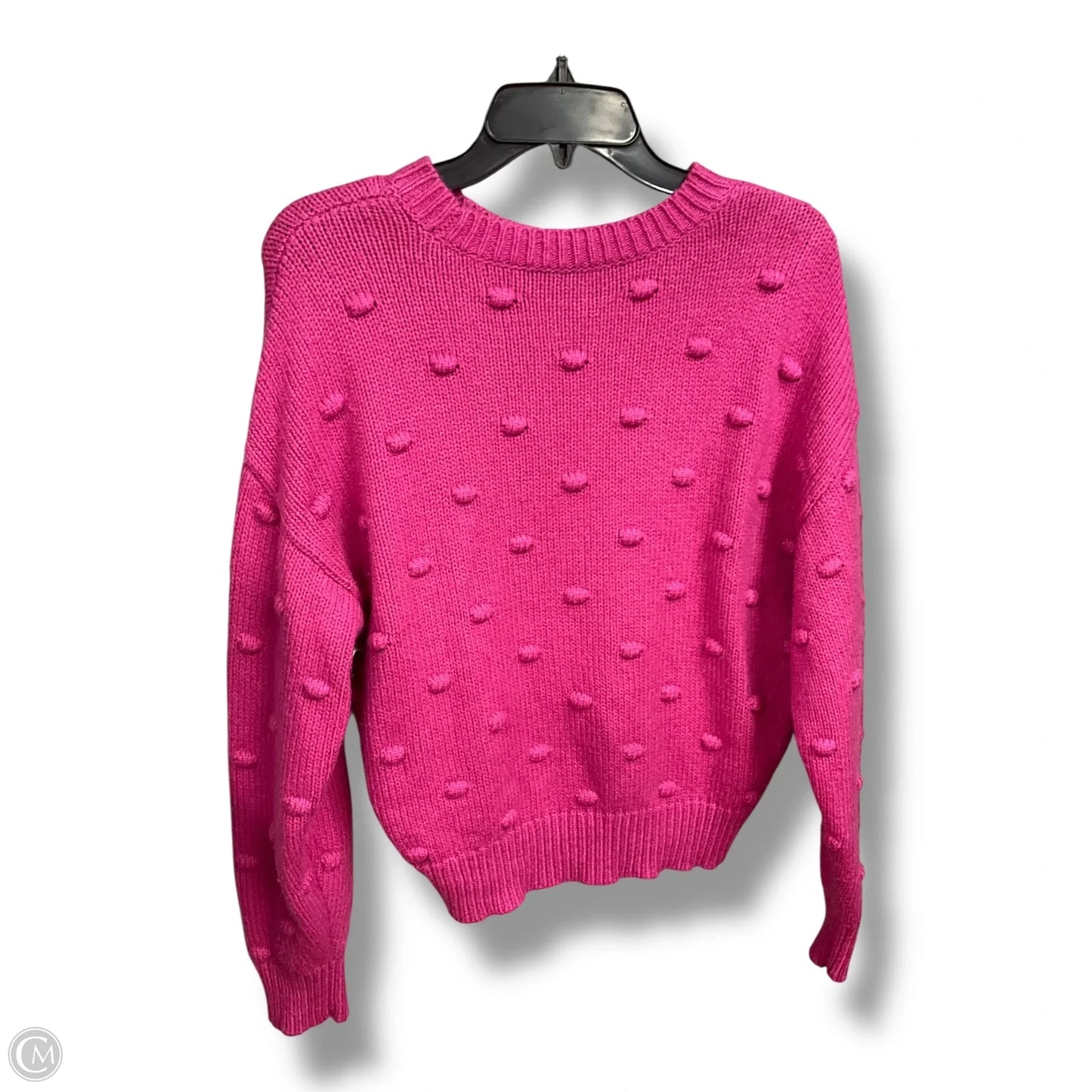 Sweater By Ann Taylor In Pink, Size: L