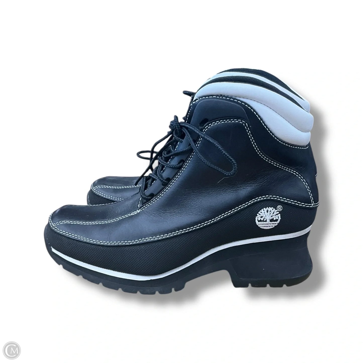 Boots Ankle Heels By Timberland In Black, Size: 6.5