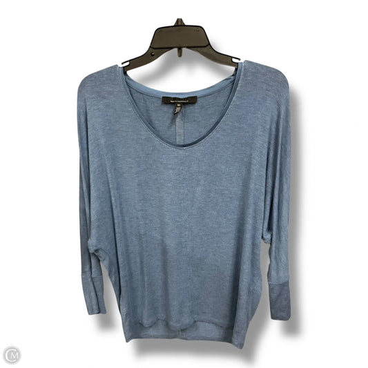 Top 3/4 Sleeve By White House Black Market In Blue & Brown, Size: Xs