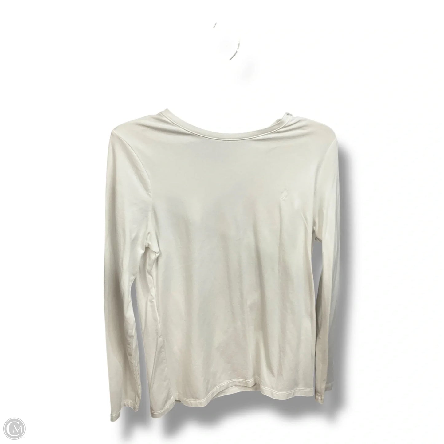 Top Long Sleeve By Nautica In White, Size: M