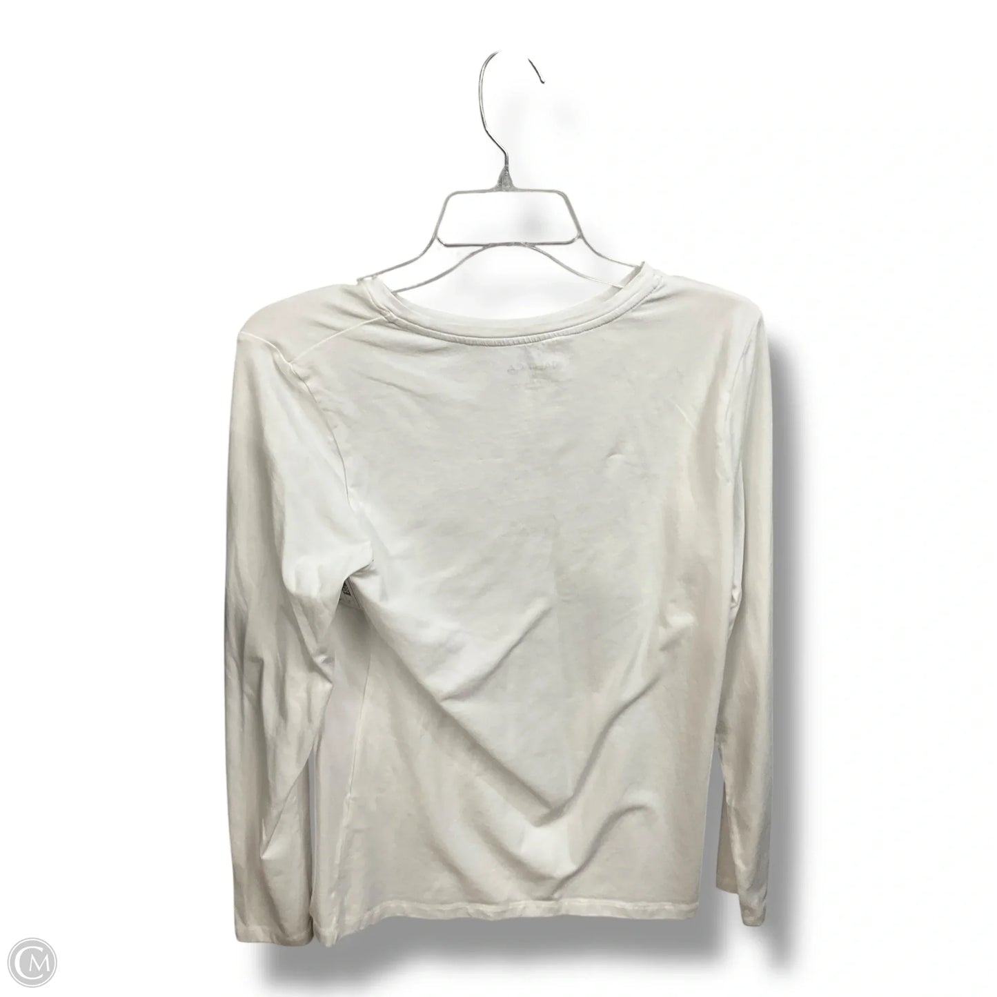 Top Long Sleeve By Nautica In White, Size: M