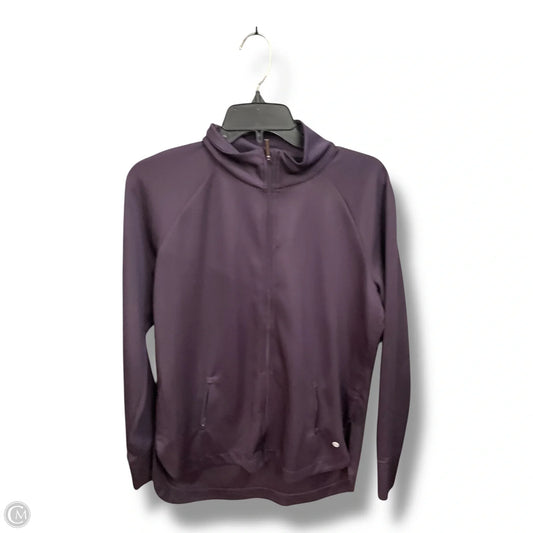 Athletic Jacket By Apana In Purple, Size: L