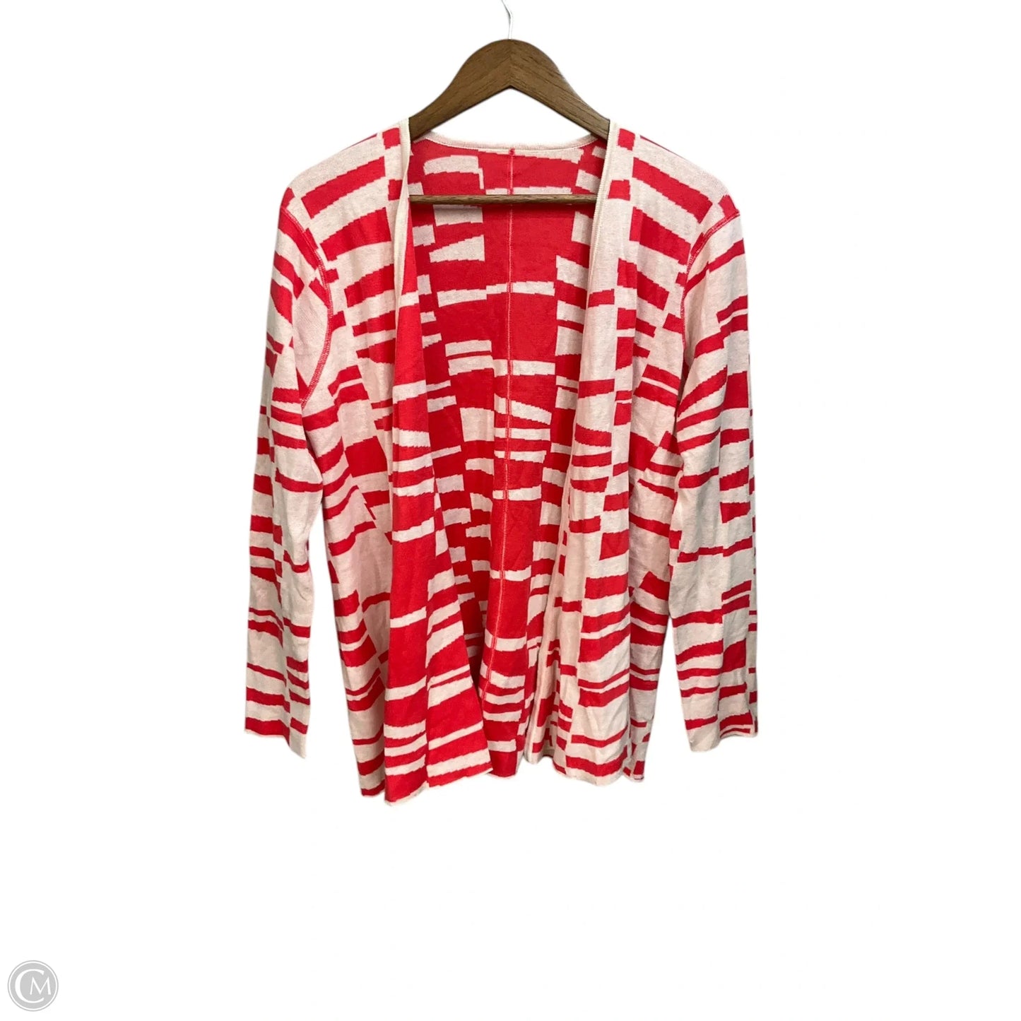 Cardigan By Cmc In Striped Pattern, Size: L