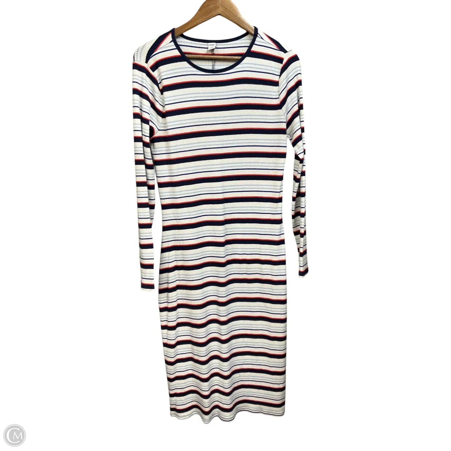 Dress Sweater By Old Navy In Striped Pattern, Size: L