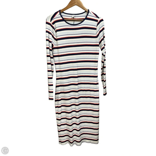Dress Sweater By Old Navy In Striped Pattern, Size: L