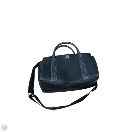 Handbag Leather By Dkny, Size: Medium