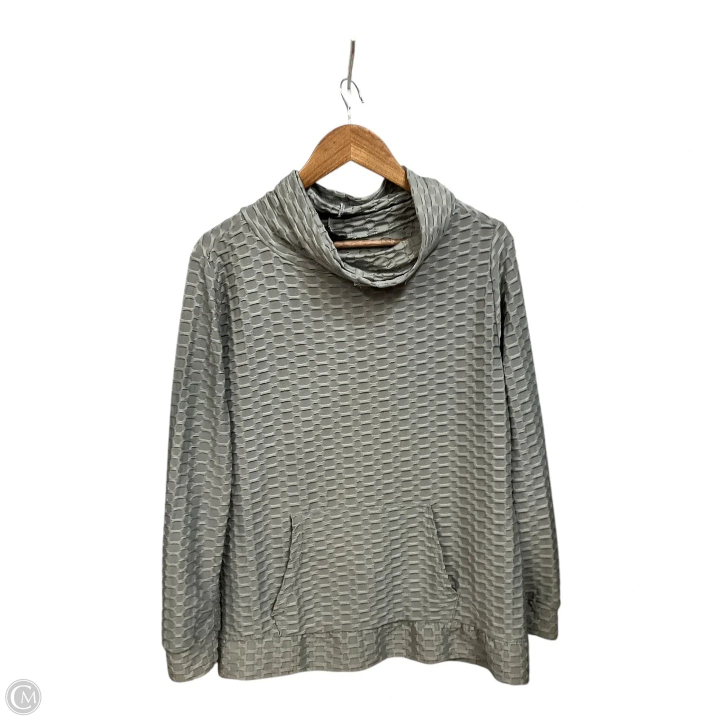 Top Long Sleeve By Rouge In Grey, Size: 2x