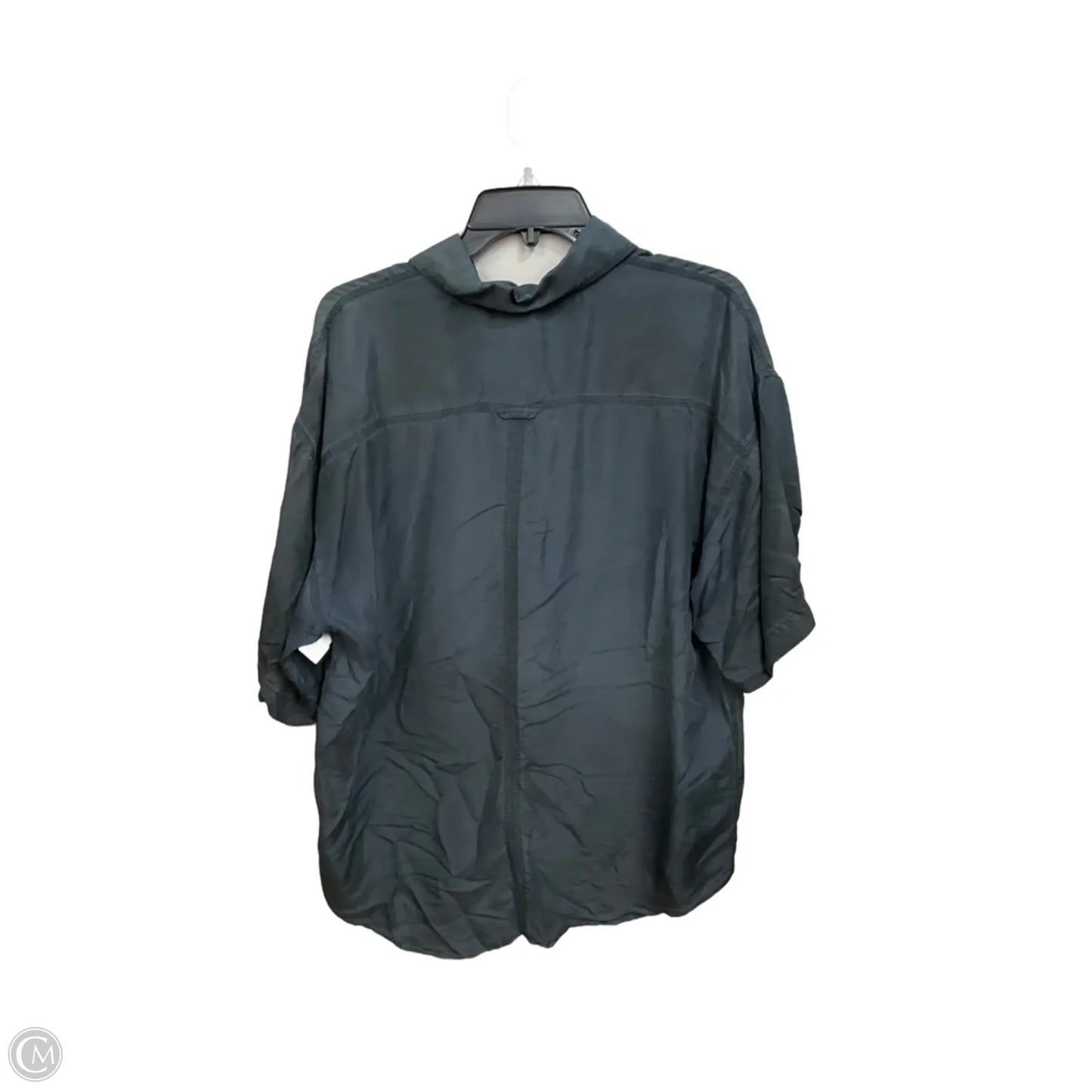 Blouse Short Sleeve By Bentley In Black, Size: M