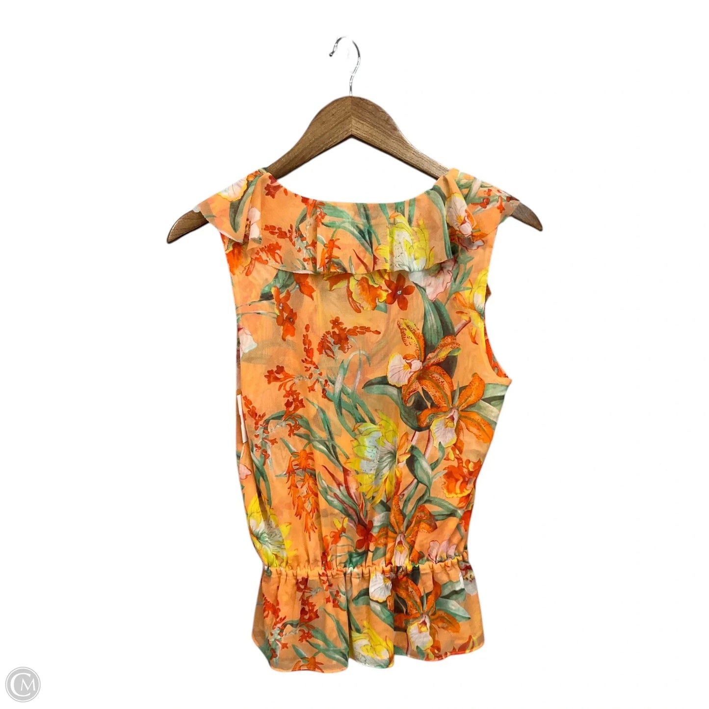 Blouse Sleeveless By White House Black Market In Peach, Size: S