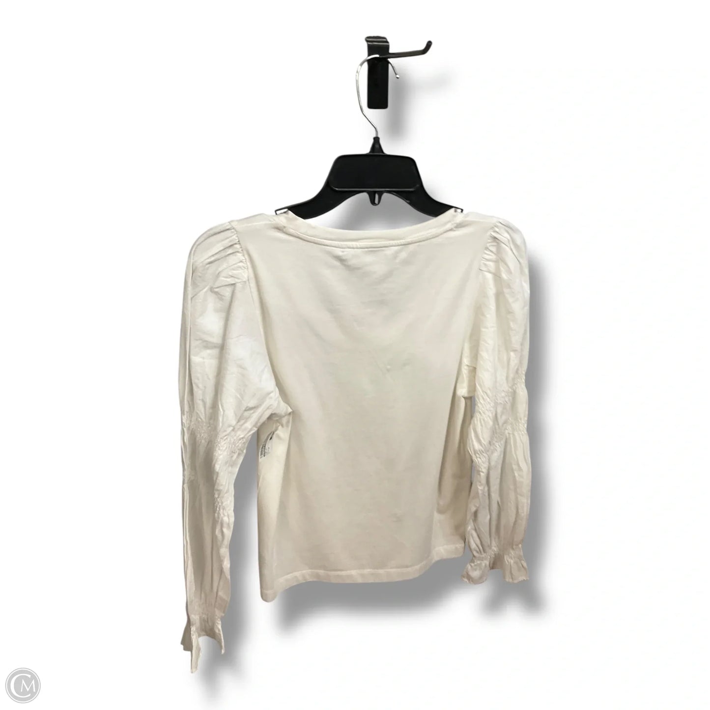 Top Long Sleeve By French Connection In White, Size: M