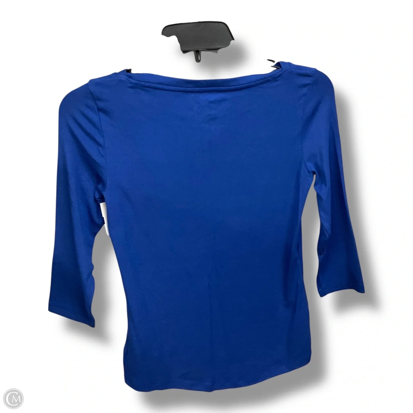 Top 3/4 Sleeve Basic By Jones New York In Blue, Size: Xs