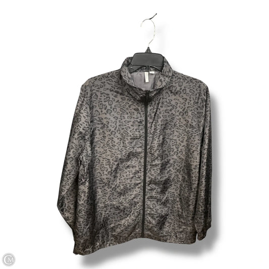 Athletic Jacket By C And C In Animal Print, Size: Xl