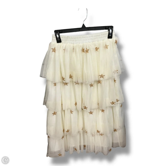 Skirt Midi By Altard State In Gold & Tan, Size: 6