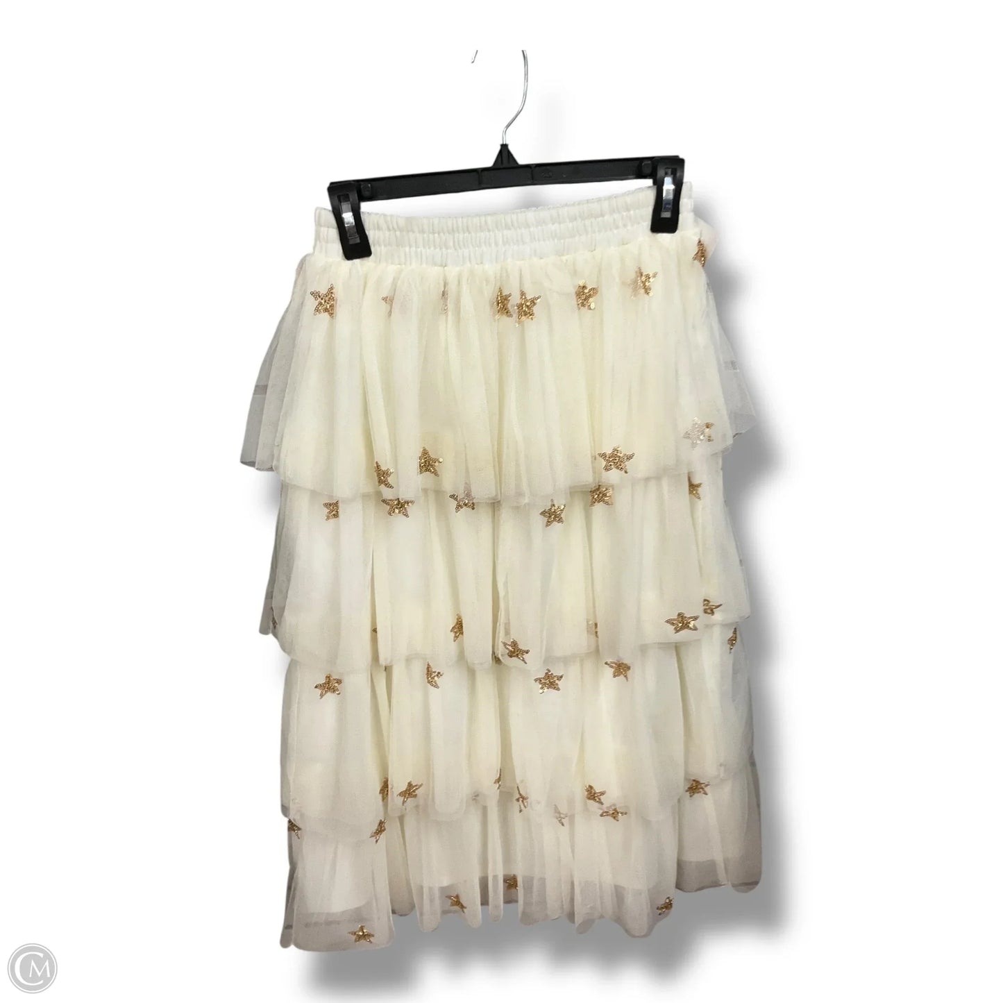 Skirt Midi By Altard State In Gold & Tan, Size: 6