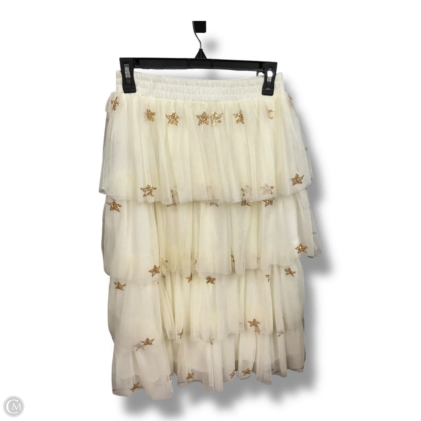 Skirt Midi By Altard State In Gold & Tan, Size: 6