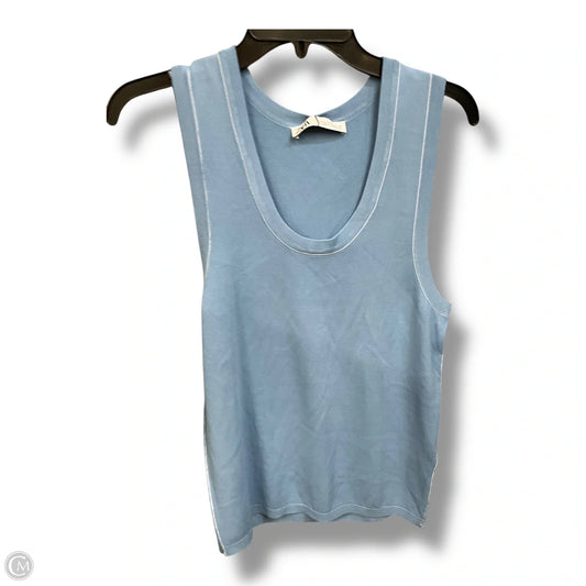 Top Sleeveless By Zara In Blue, Size: Xl