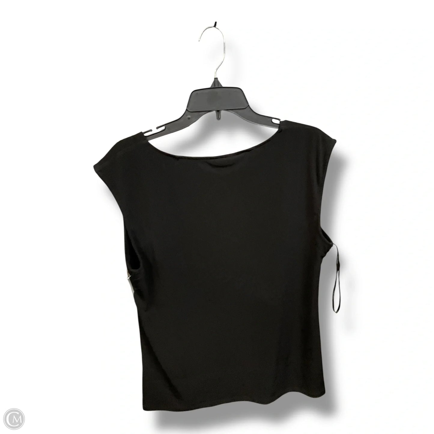 Top Sleeveless By Calvin Klein In Black & Gold, Size: L