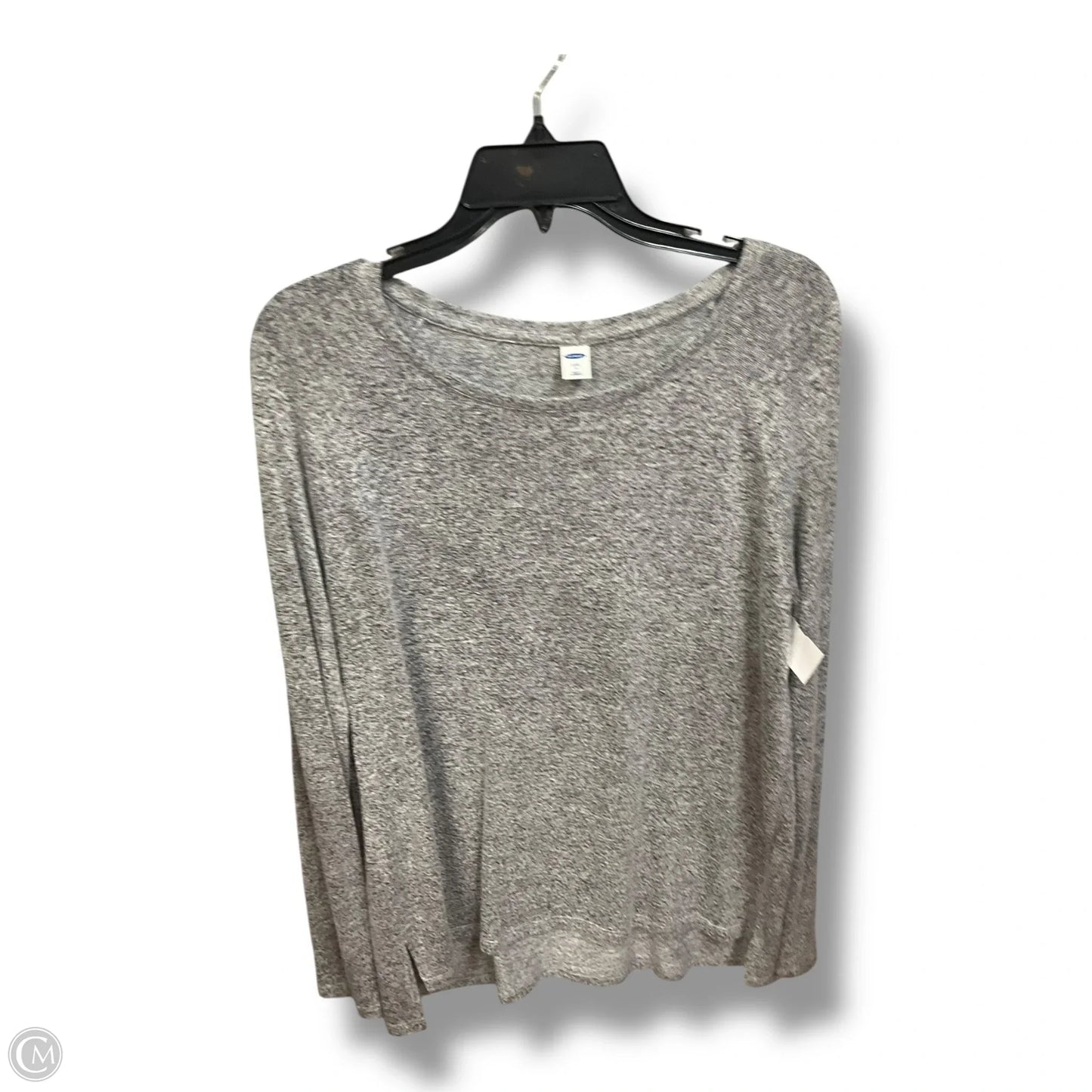 Top Long Sleeve By Old Navy In Grey, Size: S