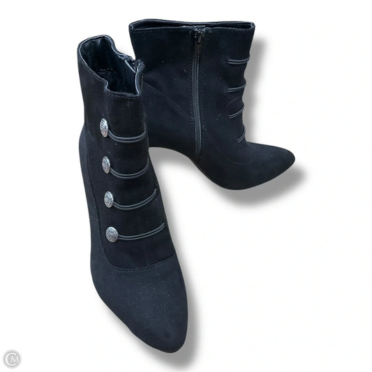 Boots Ankle Heels By Rialto In Black, Size: 9