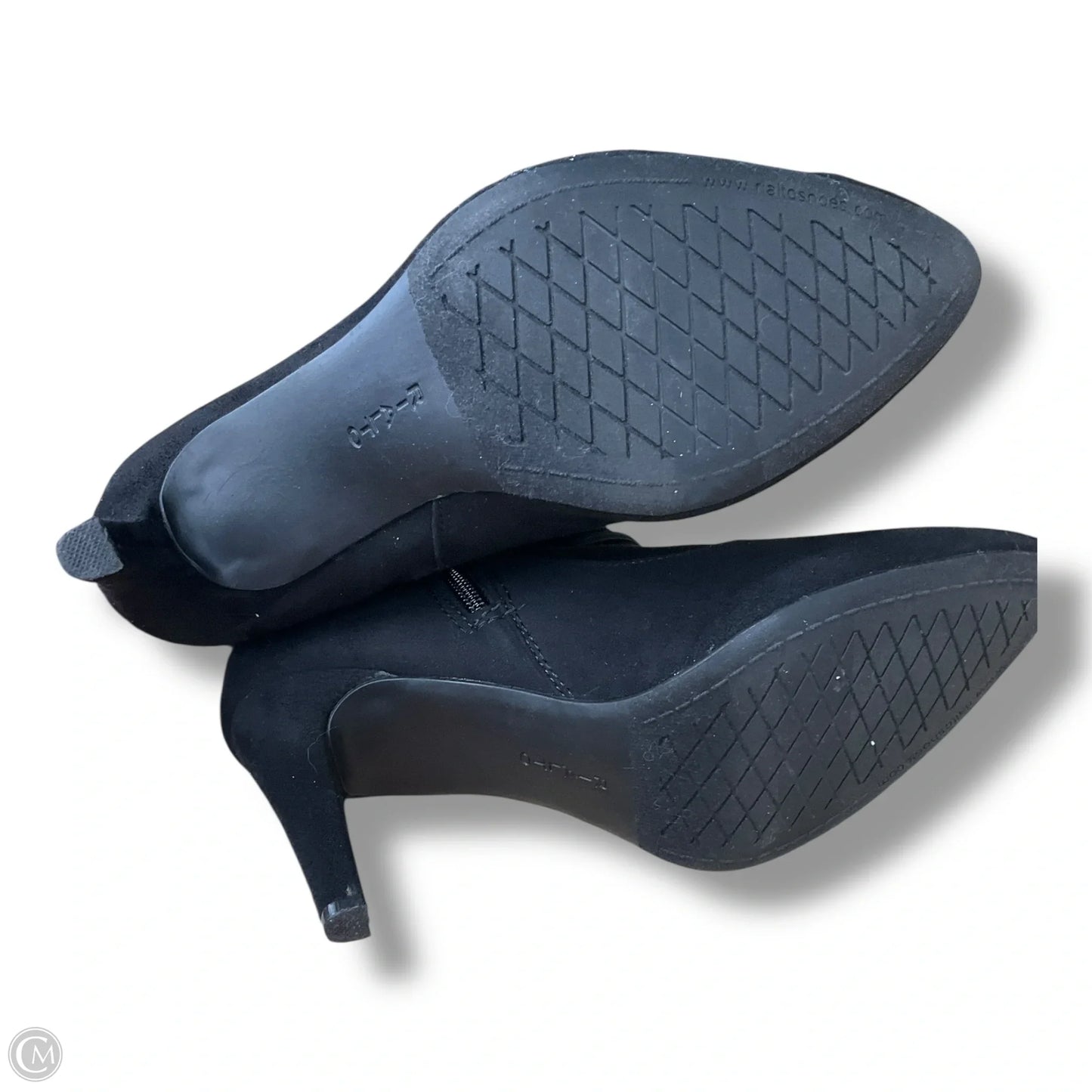 Boots Ankle Heels By Rialto In Black, Size: 9