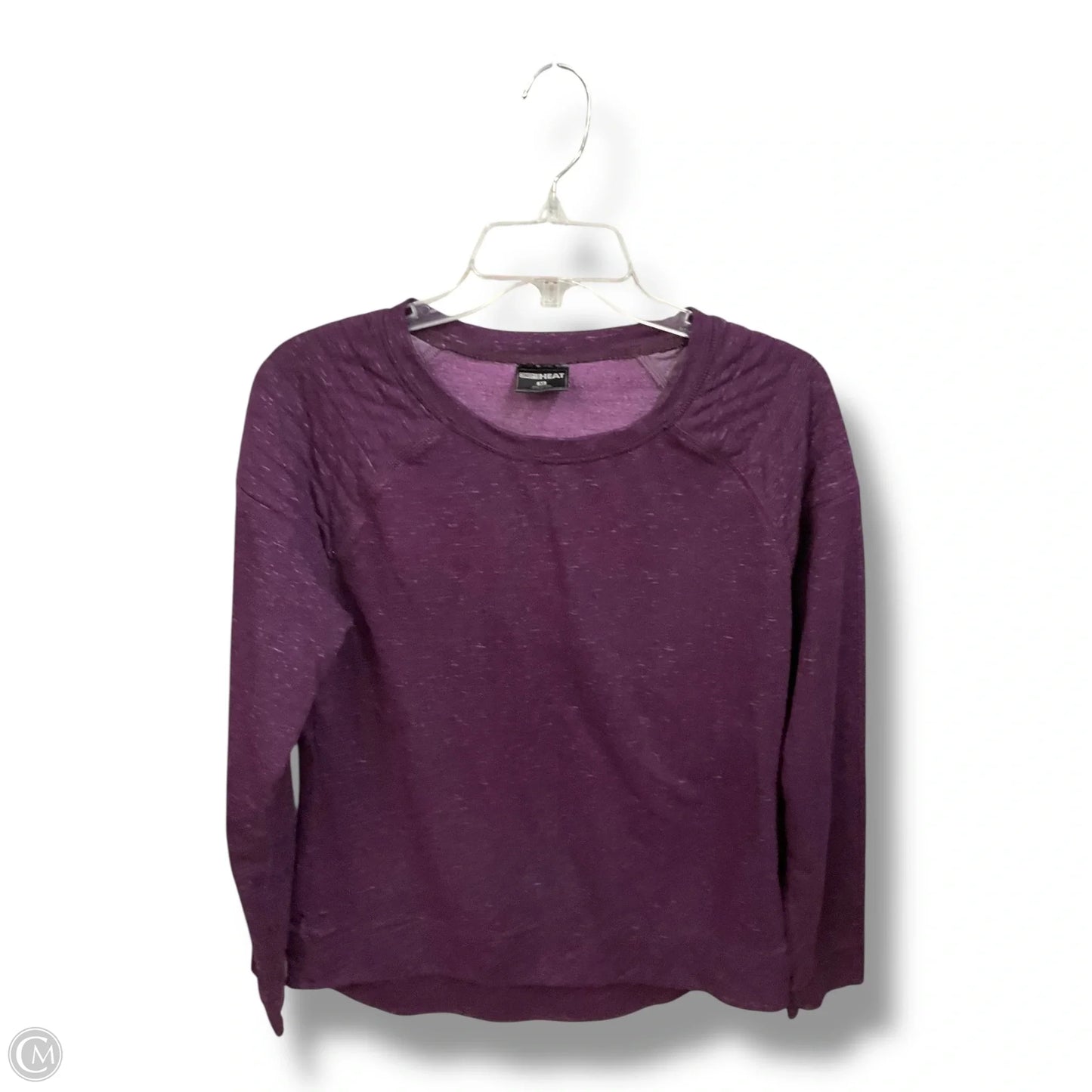 Athletic Top Long Sleeve Crewneck By 32 Degrees In Purple, Size: M