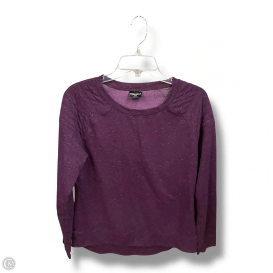 Athletic Top Long Sleeve Crewneck By 32 Degrees In Purple, Size: M