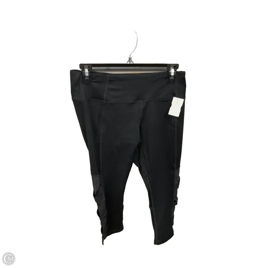 Athletic Leggings Capris By Active Life In Black, Size: M