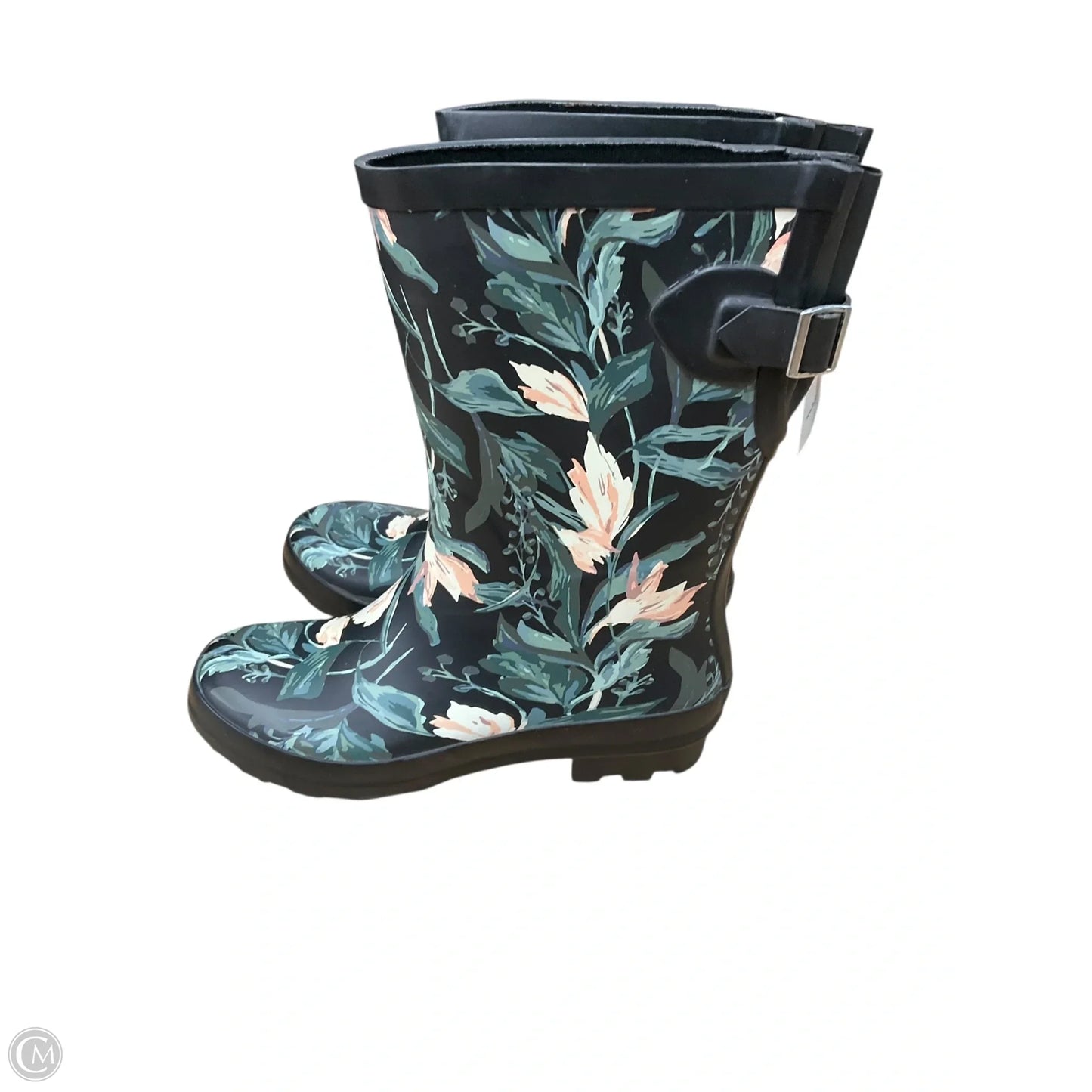 Boots Rain By A New Day In Floral Print, Size: 6