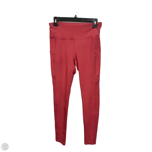 Athletic Leggings By New Balance In Red, Size: M