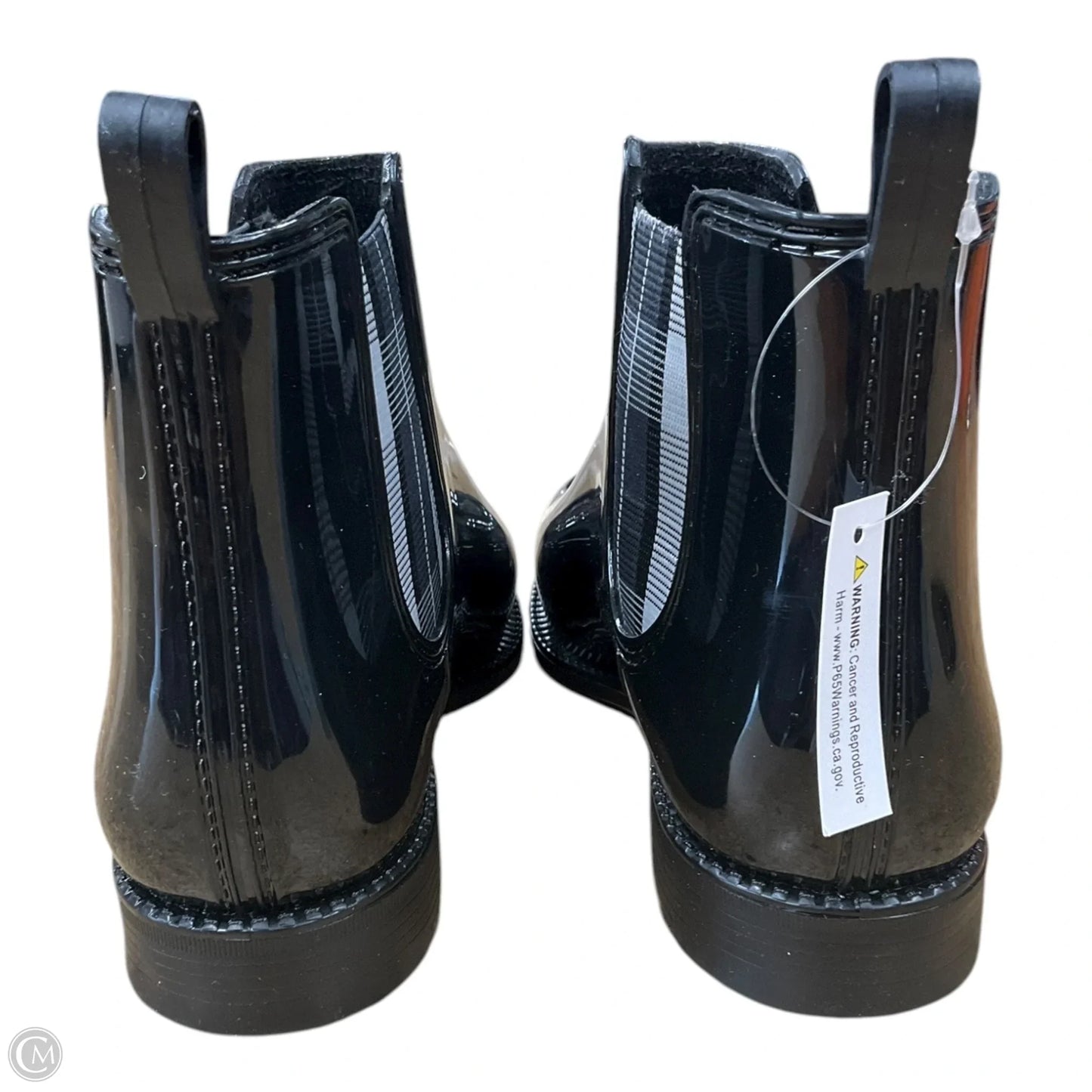 Boots Ankle Flats By Cmf In Plaid Pattern, Size: 8