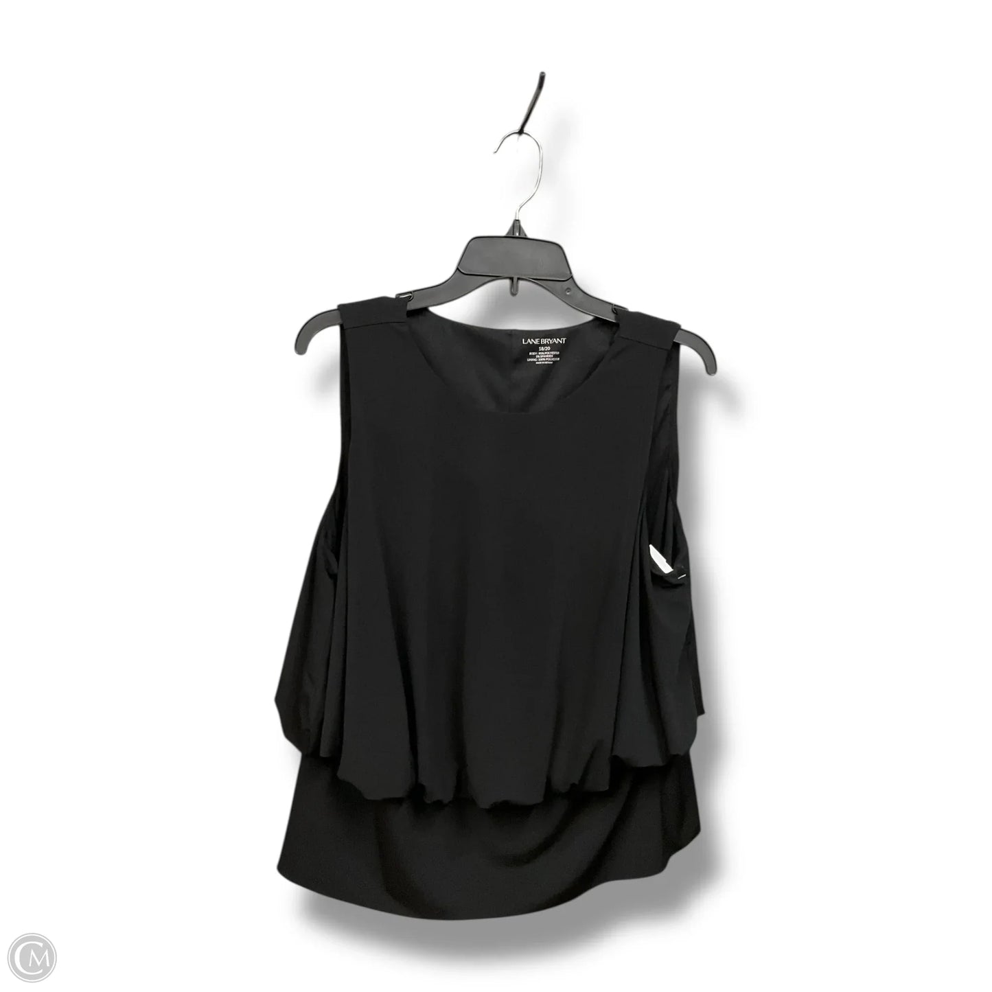 Top Sleeveless By Lane Bryant In Black, Size: 2x