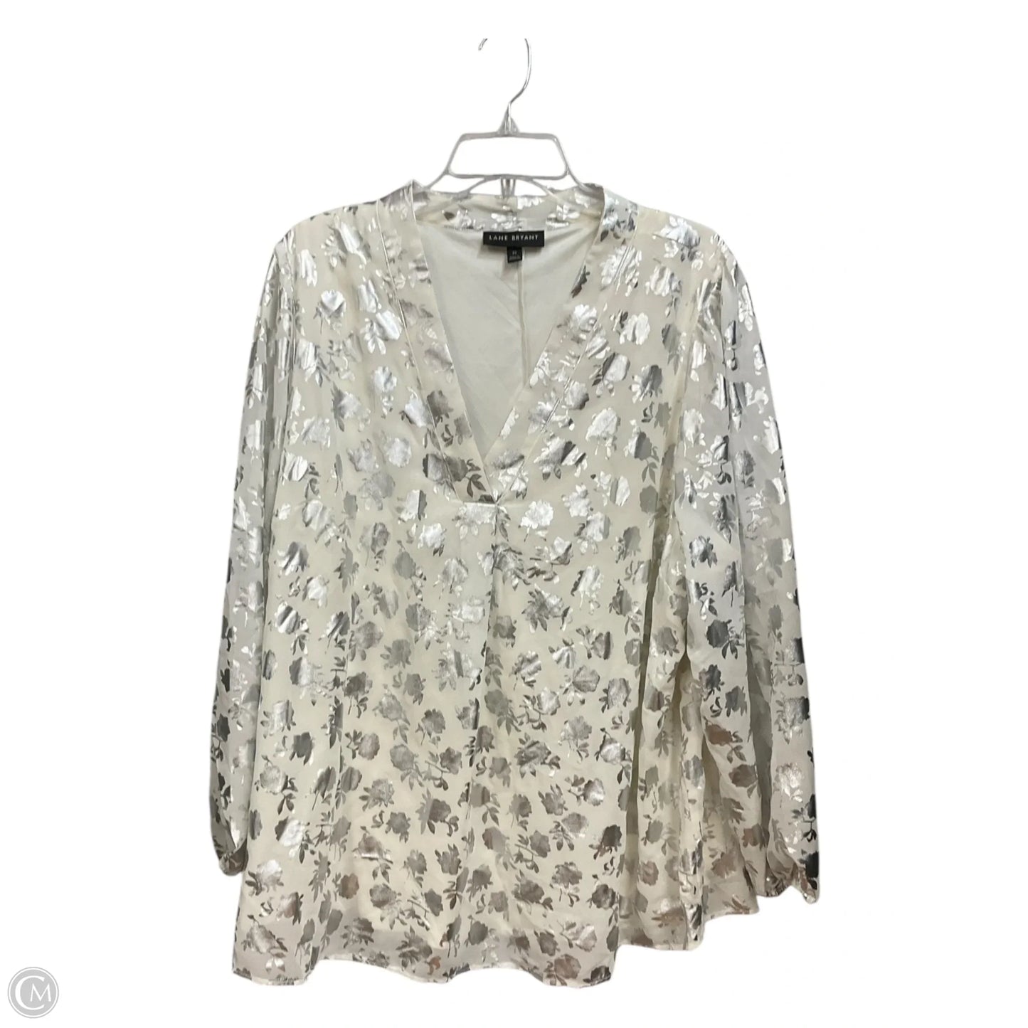 Top Long Sleeve By Lane Bryant In Floral Print, Size: 3x