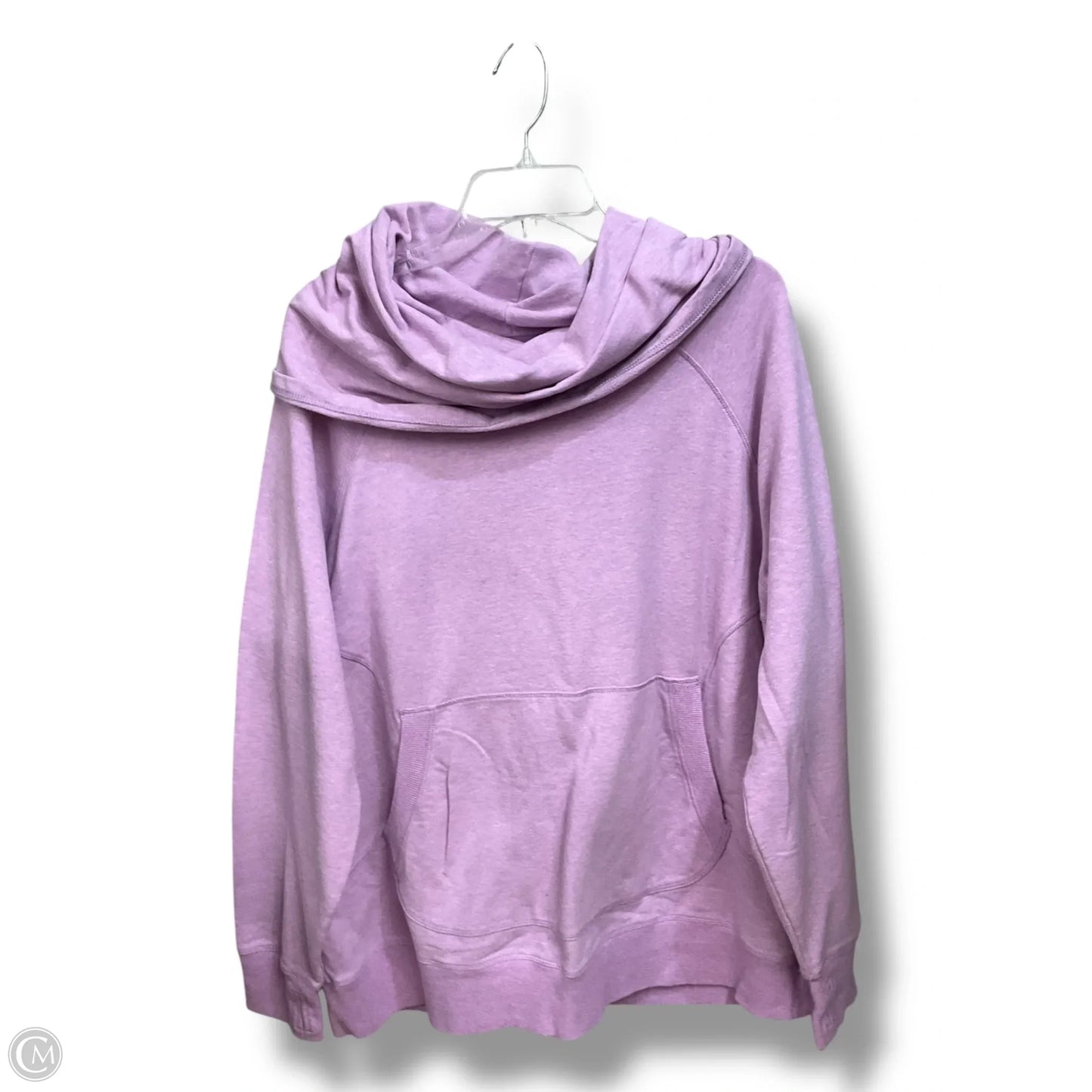 Athletic Top Long Sleeve Collar By L.l. Bean In Purple, Size: 2x