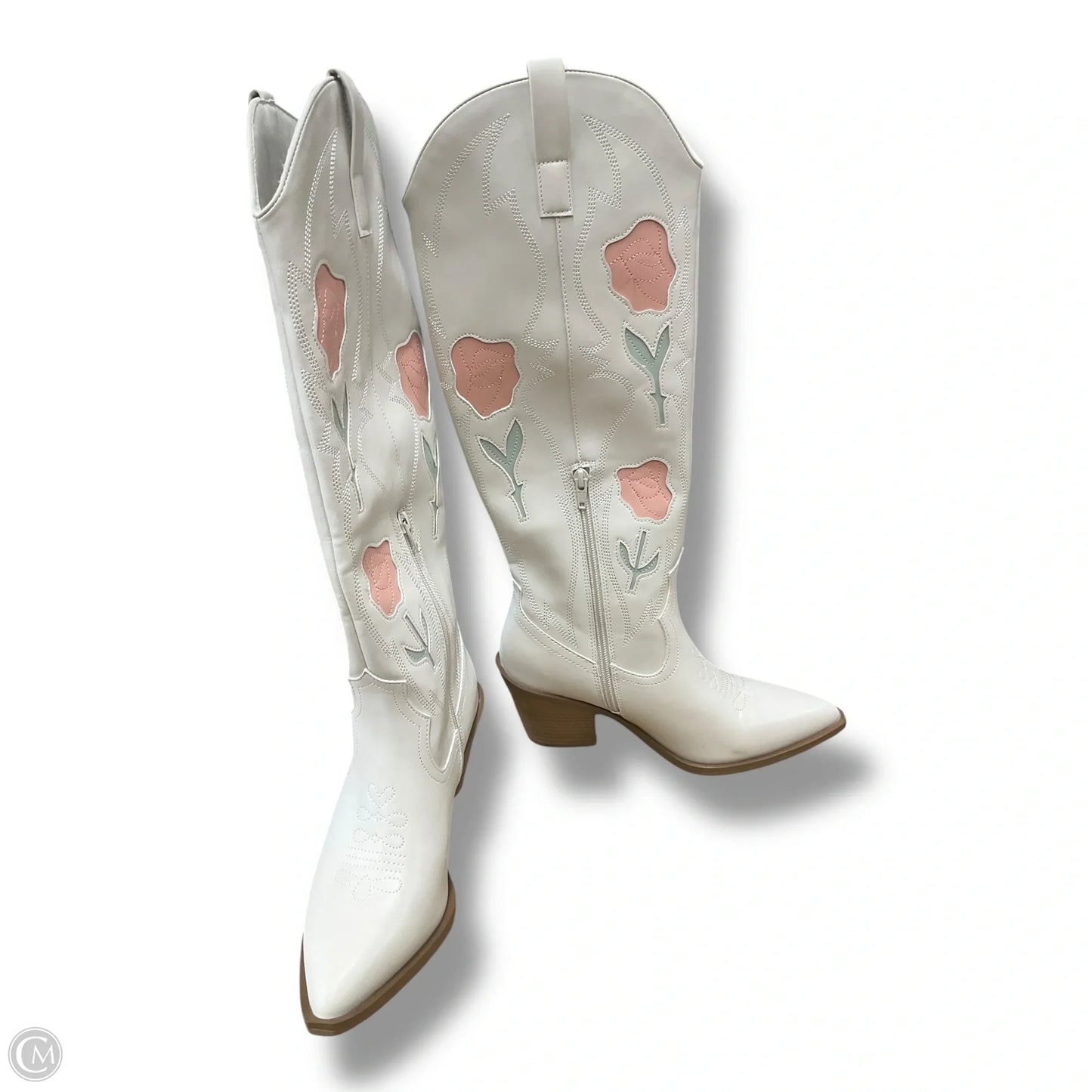 Boots Western By Universal Thread In Cream, Size: 7.5