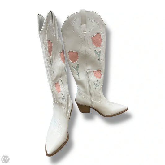 Boots Western By Universal Thread In Cream, Size: 7.5