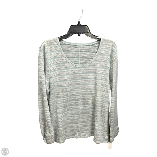 Top Long Sleeve By Talbots In Striped Pattern, Size: Xlp