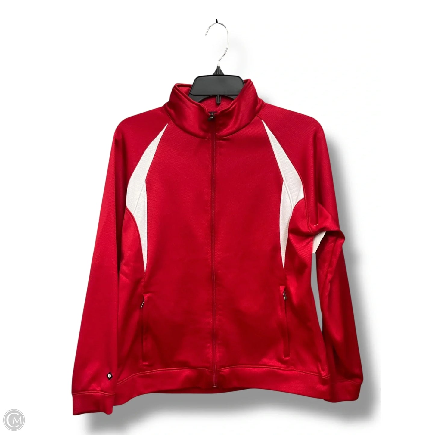 Athletic Jacket By Clothes Mentor In Red, Size: M