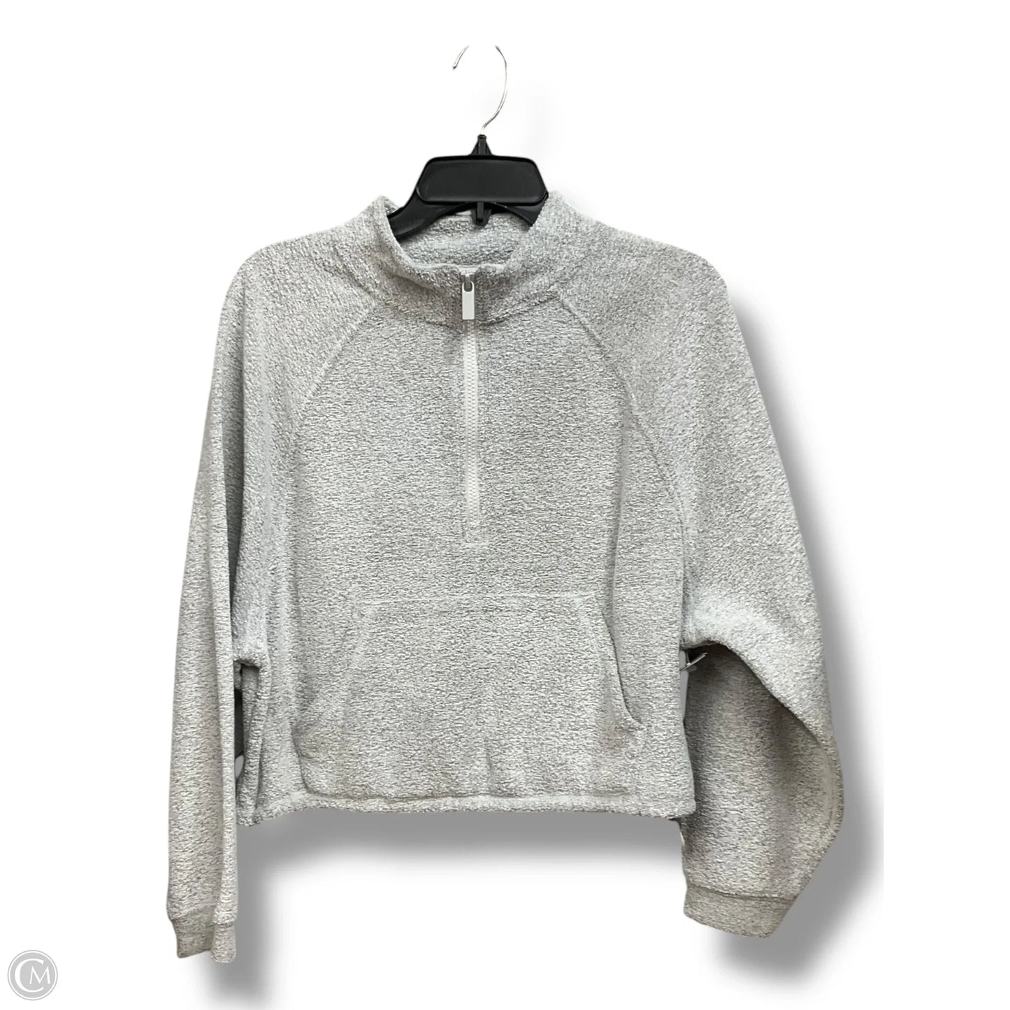 Athletic Sweatshirt Crewneck By Old Navy In Grey, Size: M