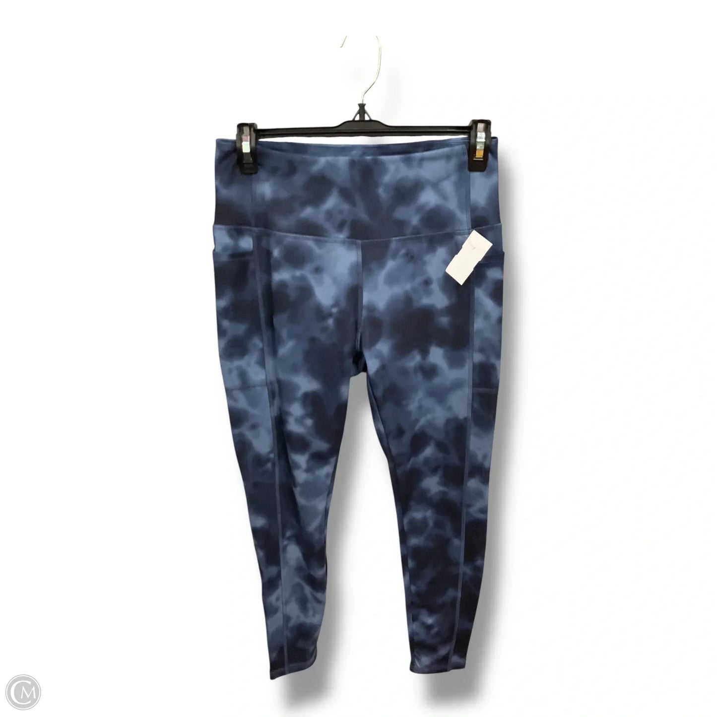 Athletic Leggings By Danskin In Blue, Size: M