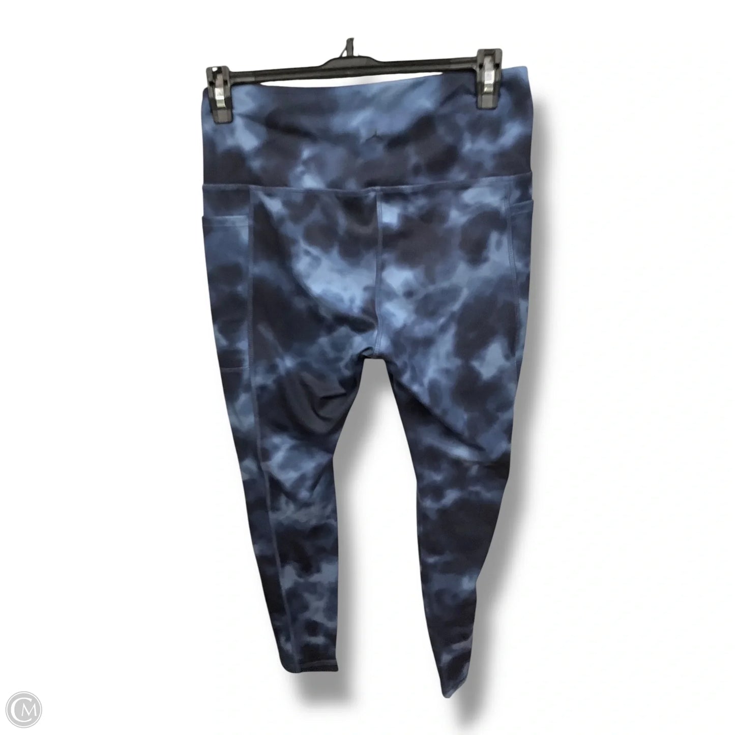 Athletic Leggings By Danskin In Blue, Size: M