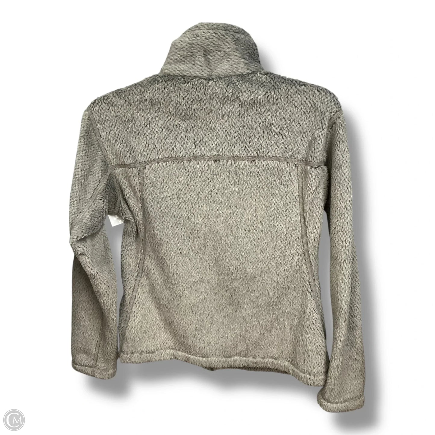 Jacket Fleece By Patagonia In Grey, Size: S