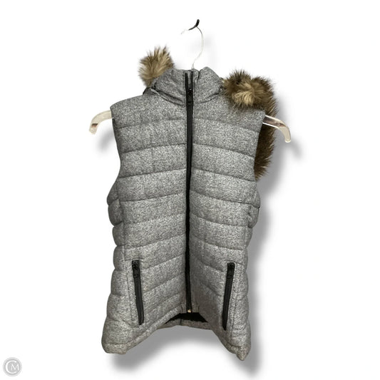 Vest Puffer & Quilted By Banana Republic In Grey, Size: Xs