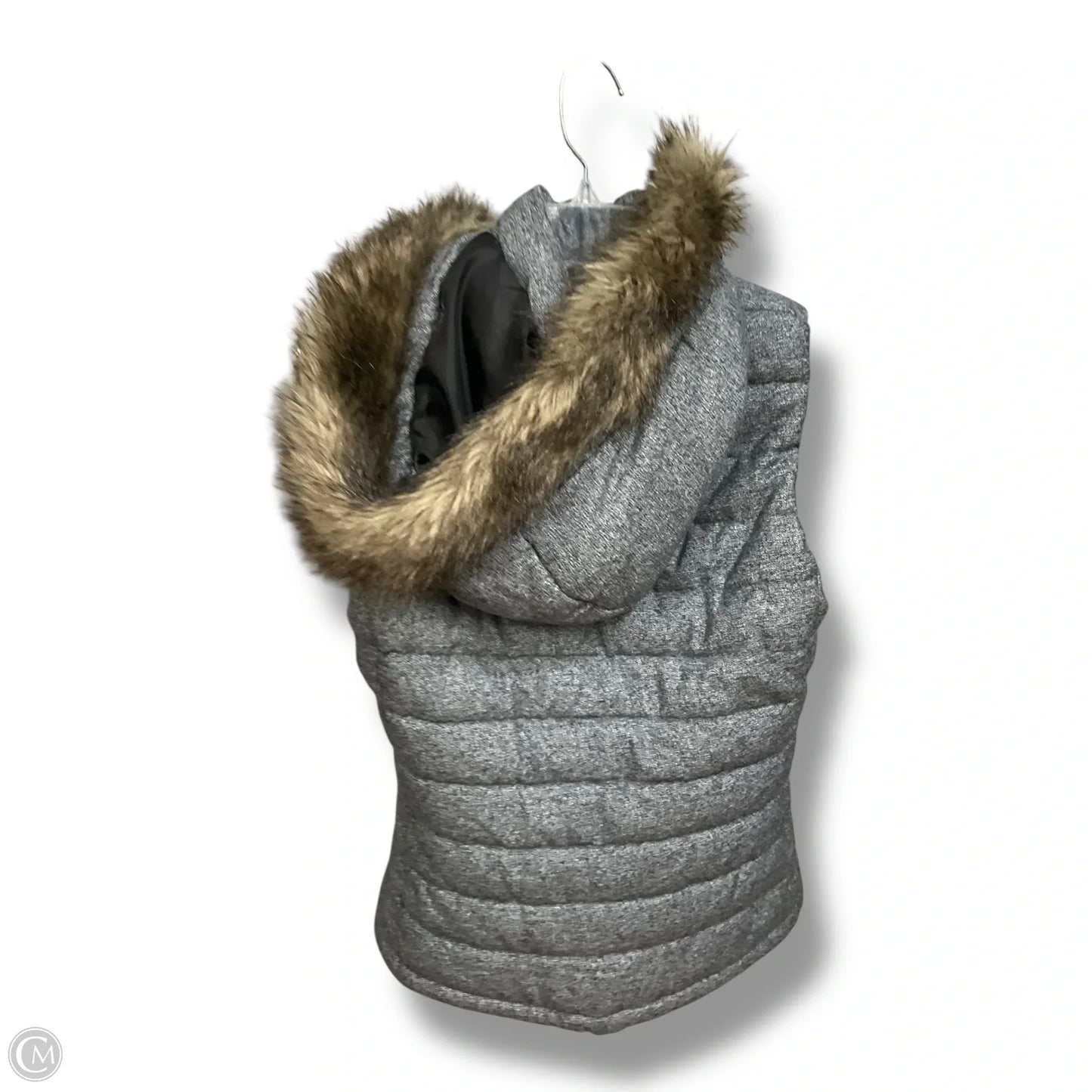 Vest Puffer & Quilted By Banana Republic In Grey, Size: Xs