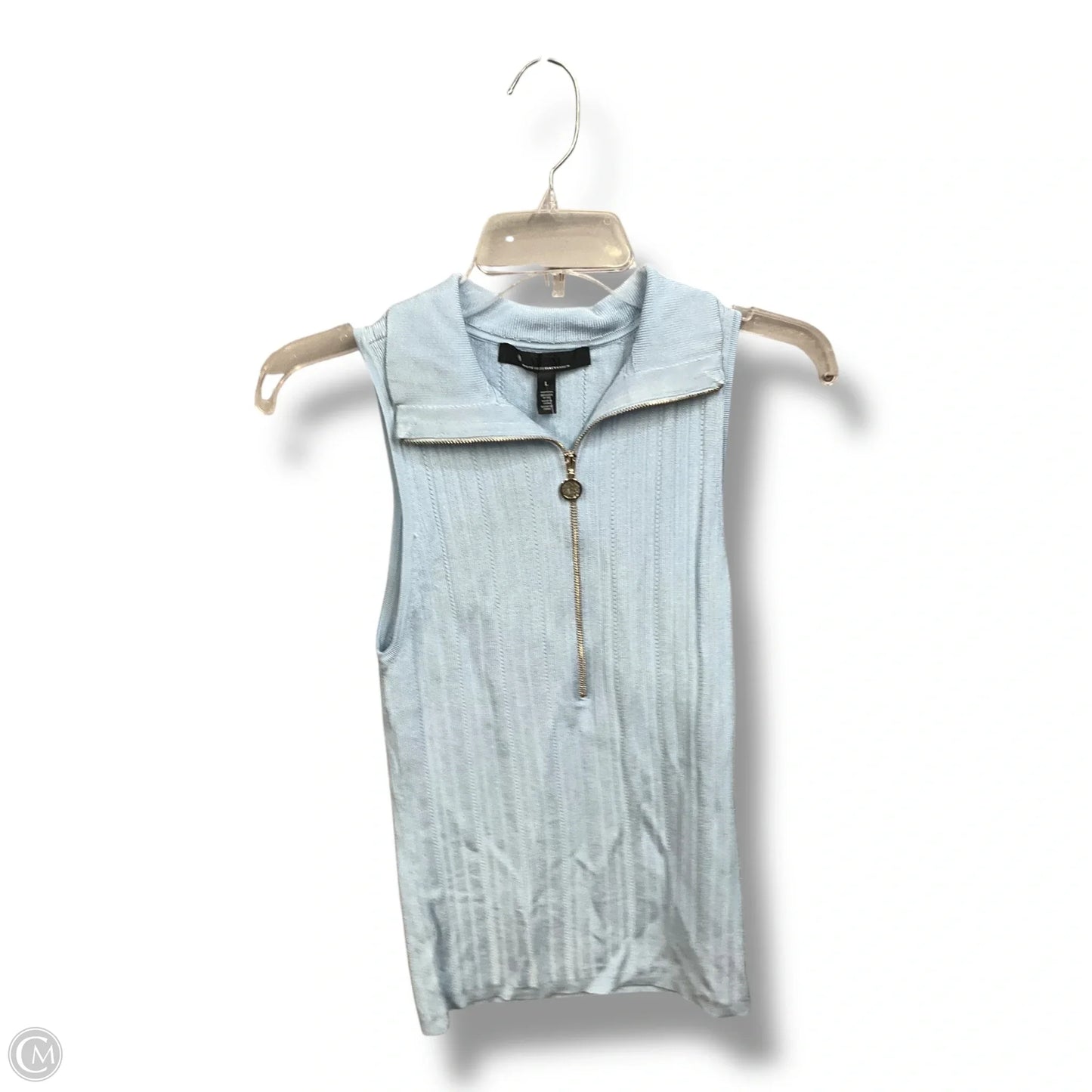 Top Sleeveless By White House Black Market In Blue, Size: L
