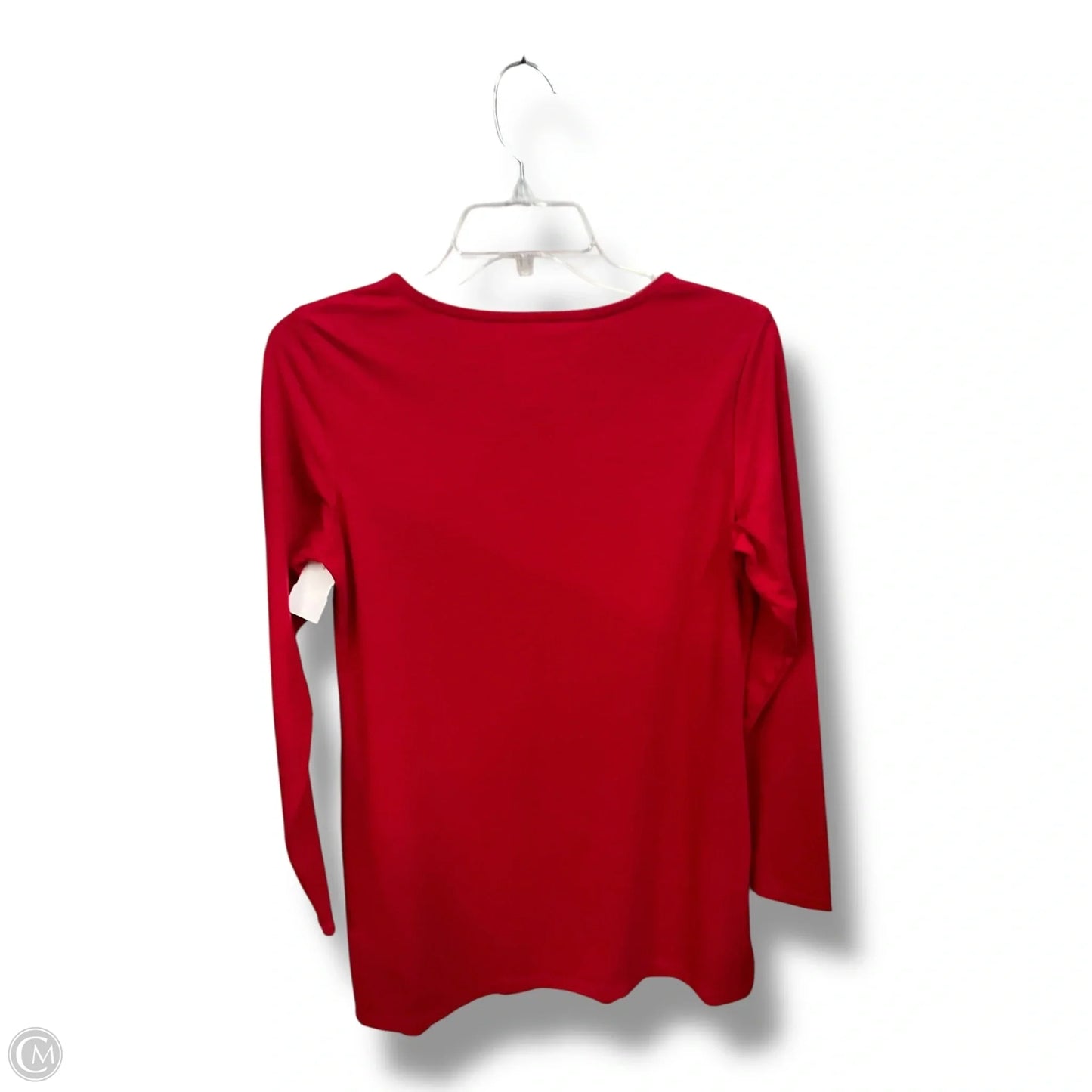 Tunic Long Sleeve By Christopher And Banks In Red, Size: S