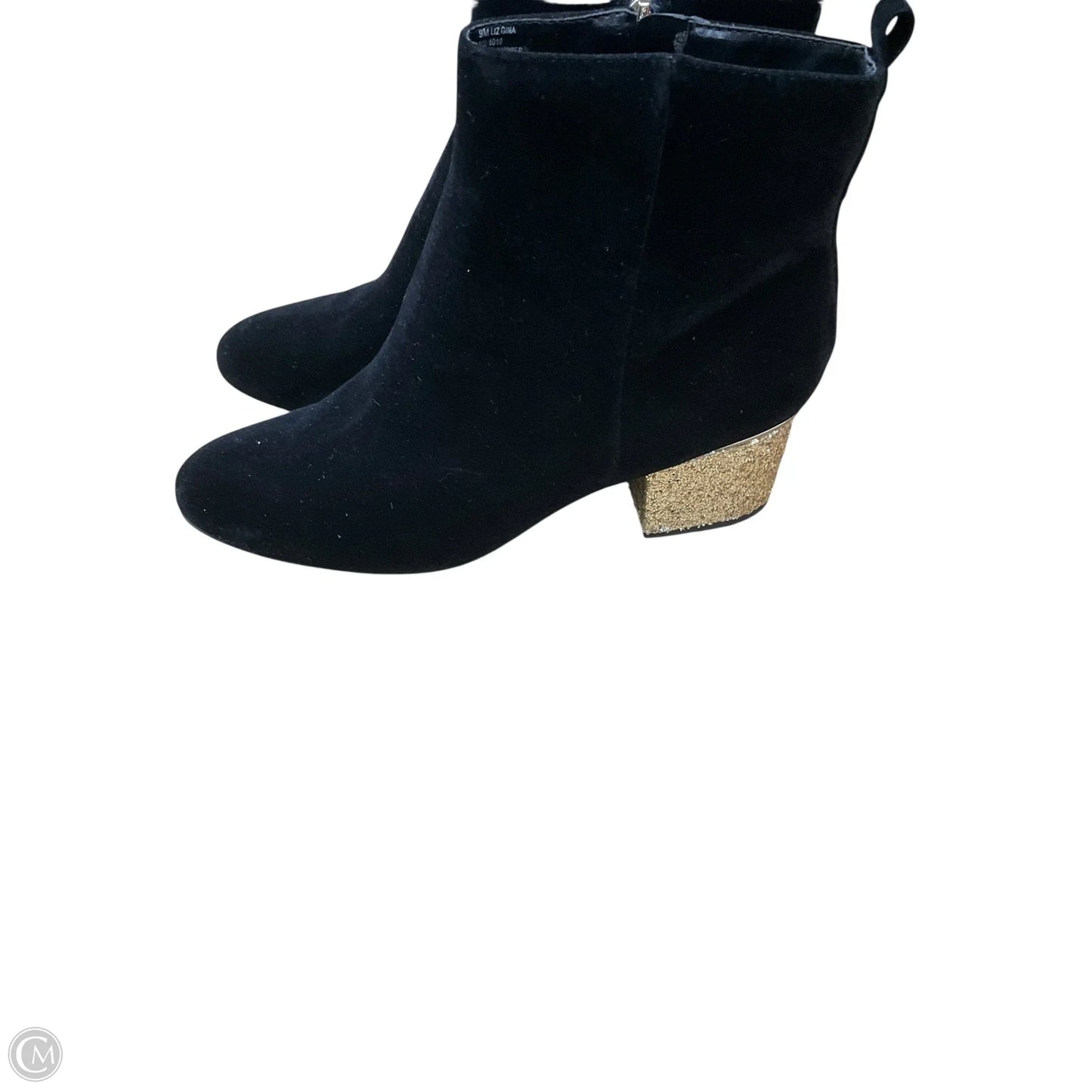 Boots Ankle Heels By Liz Claiborne In Black, Size: 9