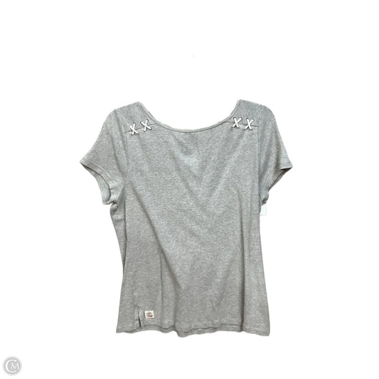 Top Short Sleeve Basic By Ralph Lauren In Grey, Size: Xl