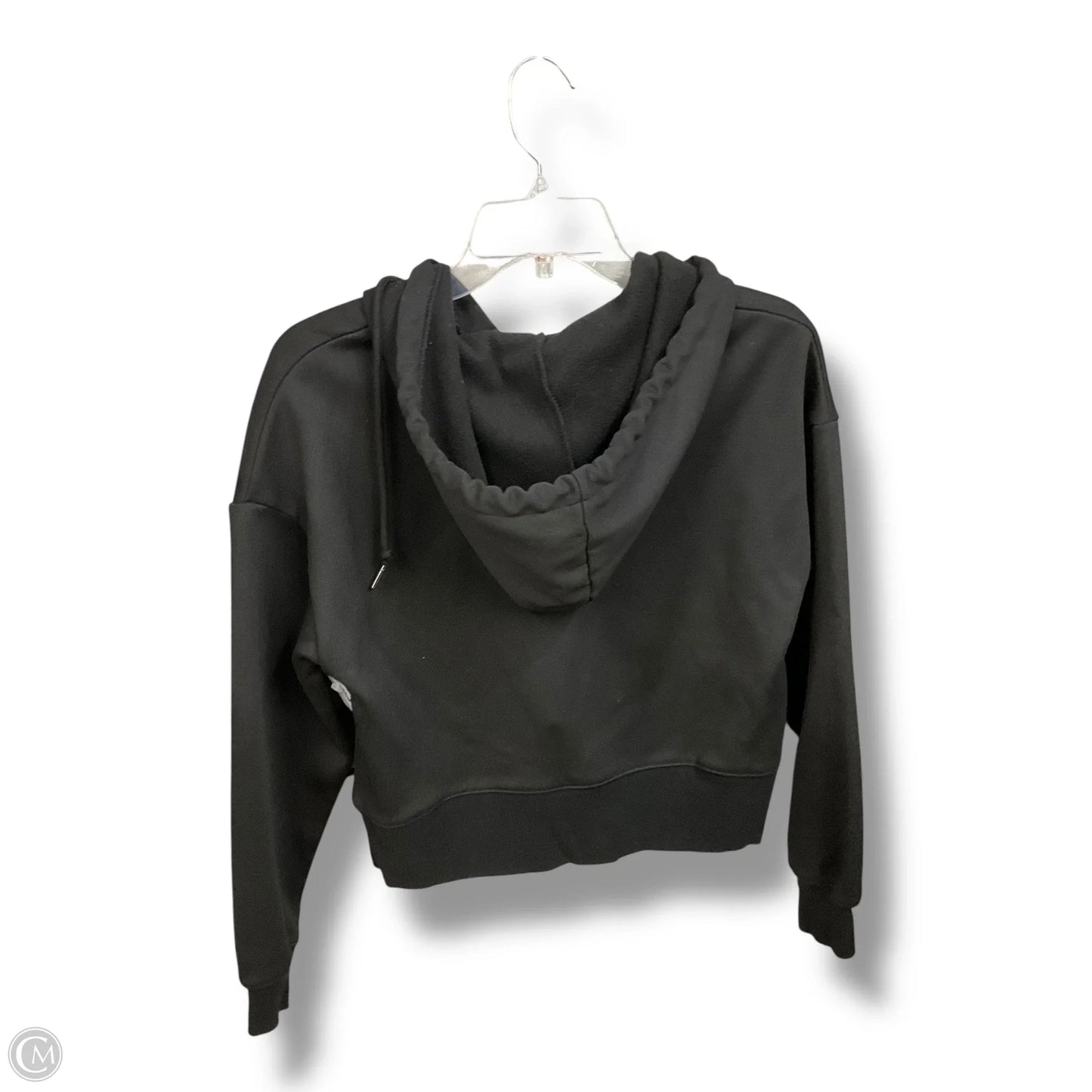 Athletic Top Long Sleeve Hoodie By Clothes Mentor In Black, Size: S