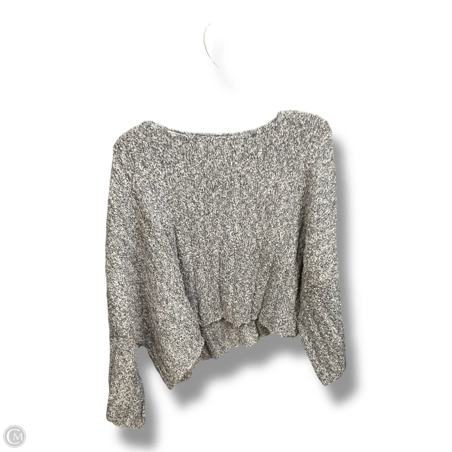Sweater By Free People In Grey & White, Size: L