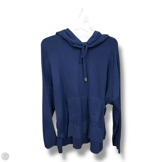 Athletic Top Long Sleeve Hoodie By Tommy Bahama In Blue, Size: L